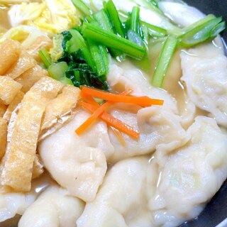 野菜の甘味と餃子の旨味★餃子鍋